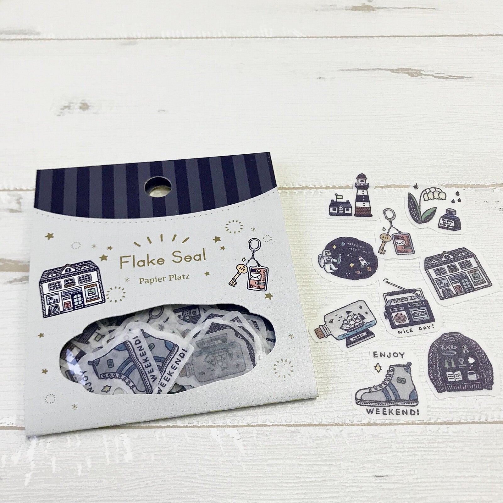 eric Flake Stickers - NICE DAY! - Techo Treats