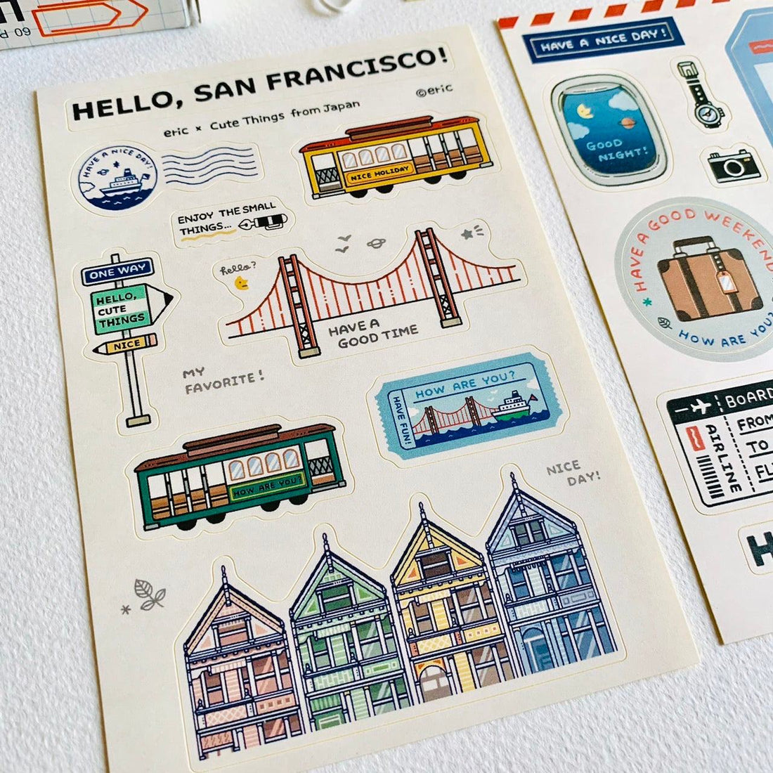 eric x CTFJ Sticker Sheet - San Francisco Special (2 designs) - Techo Treats