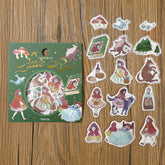 Fairy Tale Foil-stamped Flake Seal - Red Riding Hood - Techo Treats