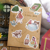 Fairy Tale Foil-stamped Flake Seal - Red Riding Hood - Techo Treats