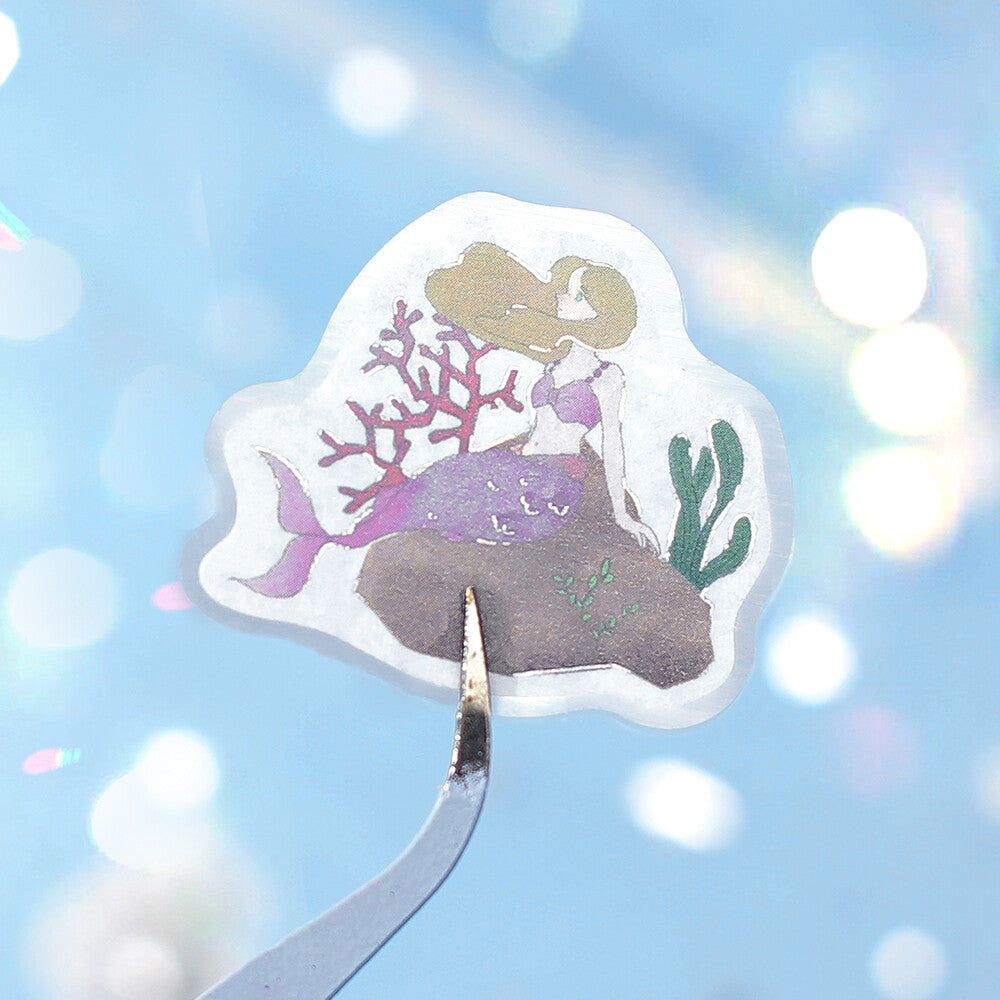 Fairy Tale Foil-stamped Flake Seal - The Little Mermaid - Techo Treats