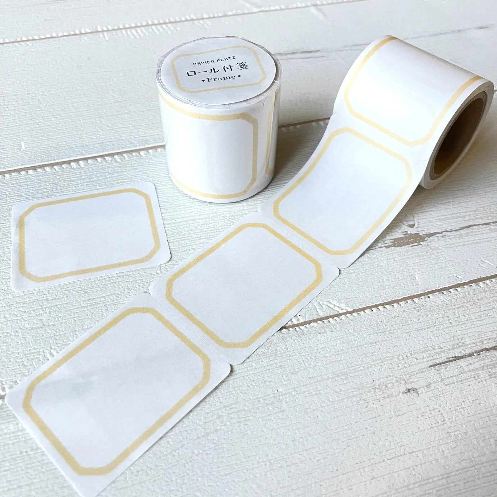 Frame Roll Sticky Notes (6 colors) (Gift) - Papier Platz - Beige by Techo Treats Stationery