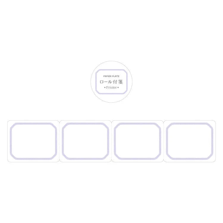 Frame Roll Sticky Notes (6 colors) (Gift) - Papier Platz - Purple by Techo Treats Stationery