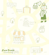 Freshly Baked Bread Town Memo Pad - Asago Pan (Toast) - Techo Treats