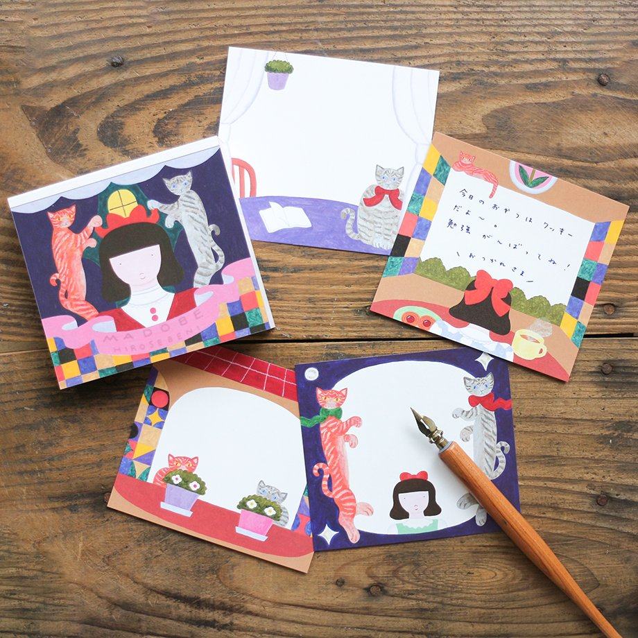 Hirose Beni Block Memo - MADOBE - Techo Treats