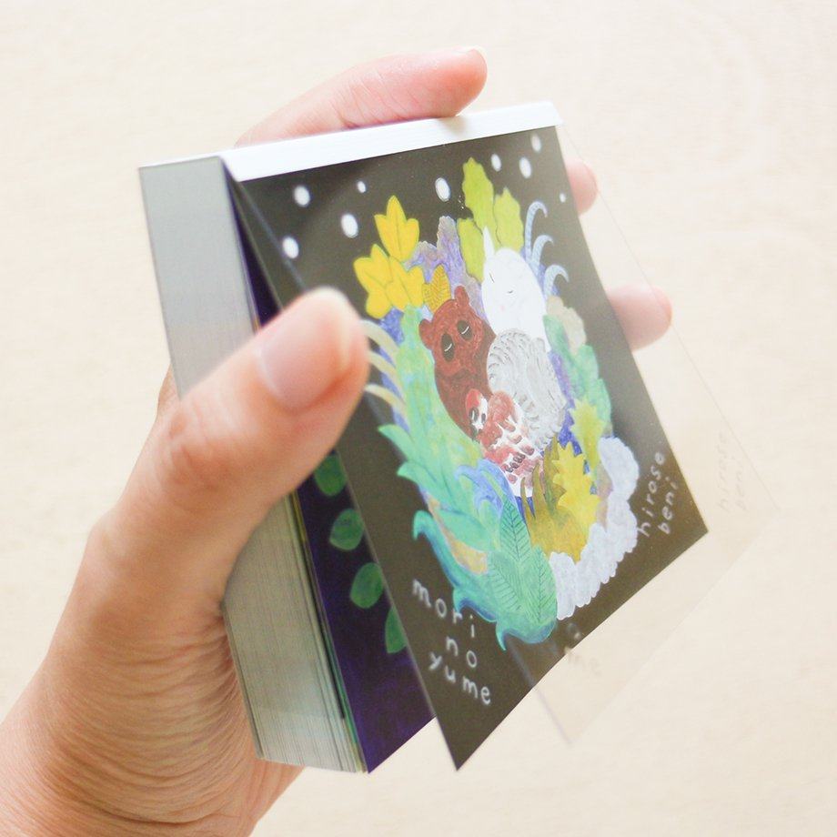 hirose beni Block Memo - mori no yume - cozyca products - Default Title by Techo Treats Stationery
