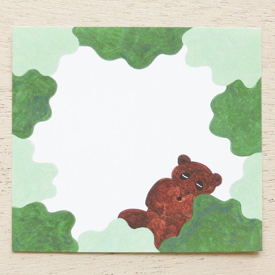hirose beni Block Memo - mori no yume - cozyca products - Default Title by Techo Treats Stationery