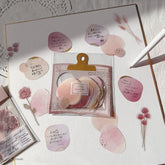 HITOKAKERA Flake Stickers - Dusty Pink - Techo Treats