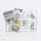 HITOKAKERA Flake Stickers - Dusty Pink - Techo Treats