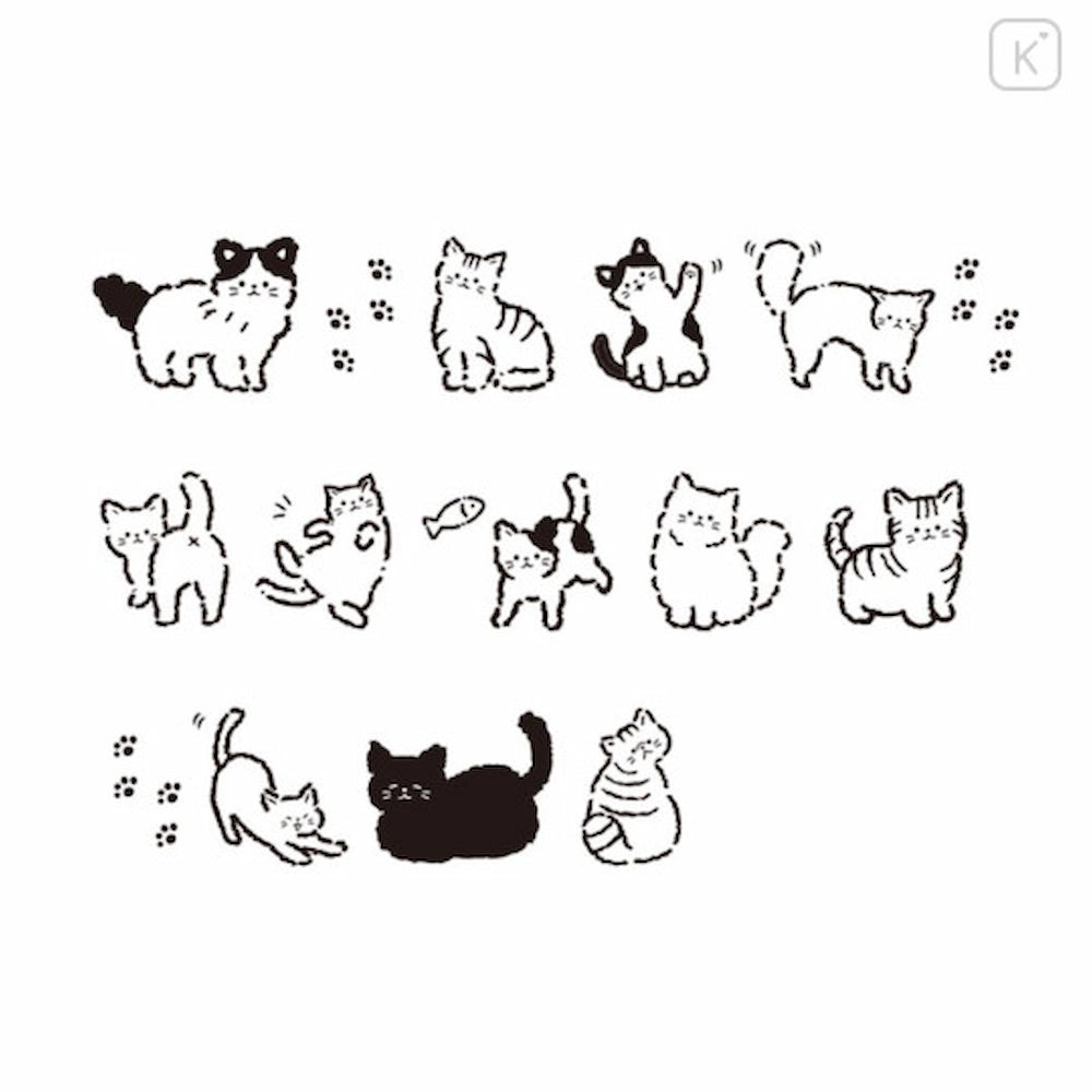 CORO-RE PLUS Rolling Stamp - CAT - KAMIO JAPAN