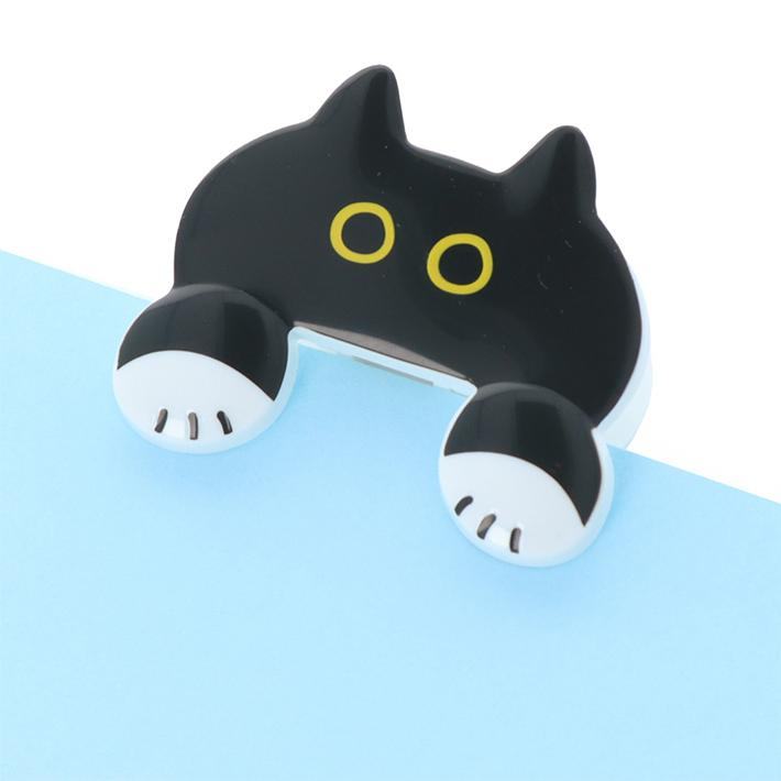 JITTOME Cat Shape Die-cut Clip - Black - Sun-Star Stationery - Default Title by Techo Treats Stationery
