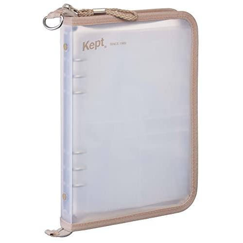 Kept Multi-storage Binder (A5 6-hole) - Sand Beige - Techo Treats