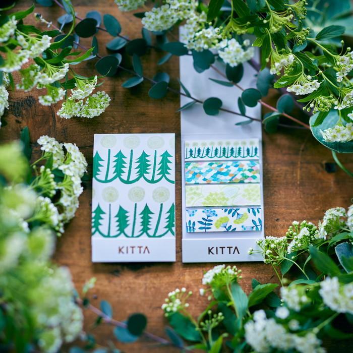 King Jim KITTA Masking Tape Vol. 13 - Basic - Flower 8 - Default Title by Techo Treats Stationery