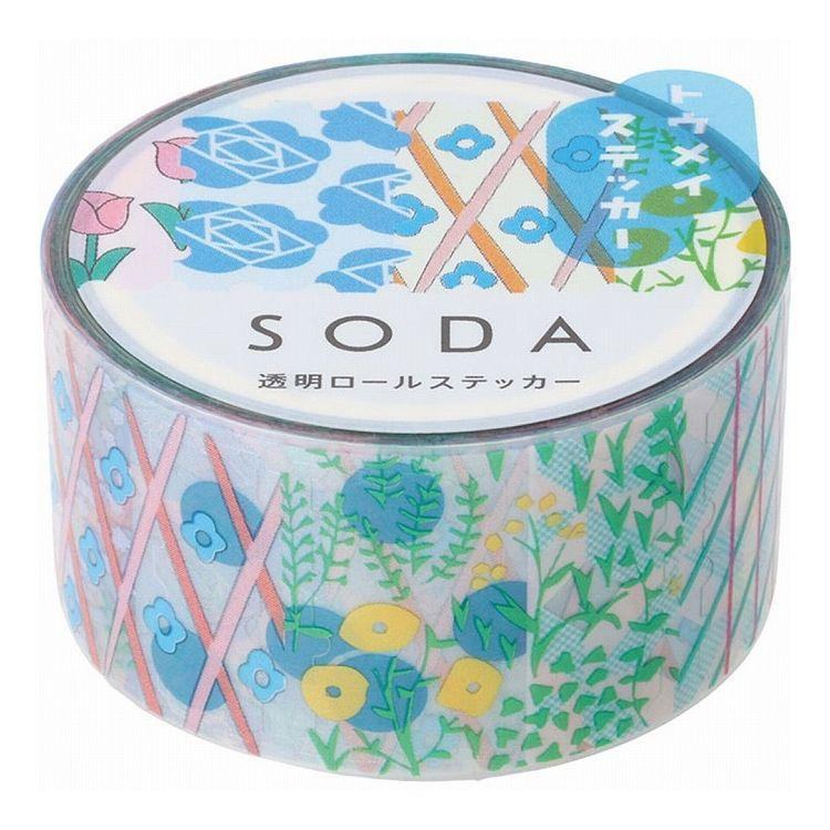 King Jim SODA Decoration Tape Vol.4 - 20mm Kitte (Pre-cut) - Default Title by Techo Treats Stationery