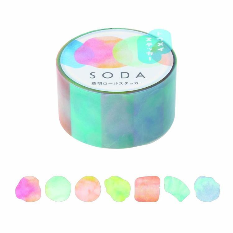 King Jim SODA Decoration Tape Vol.4 - 20mm Palette (Pre-cut) - Default Title by Techo Treats Stationery