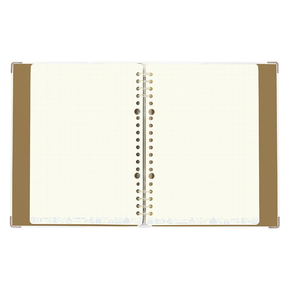 Kleid x eric binder notes A5 - Camel - Techo Treats
