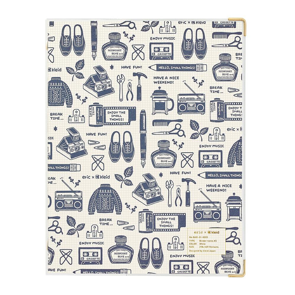 Kleid x eric binder notes A5 - White - Techo Treats
