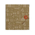 Kleid x eric String-tie Notebook - Camel - Techo Treats