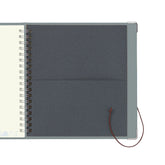 Kleid x eric String-tie Notebook - Gray - Techo Treats