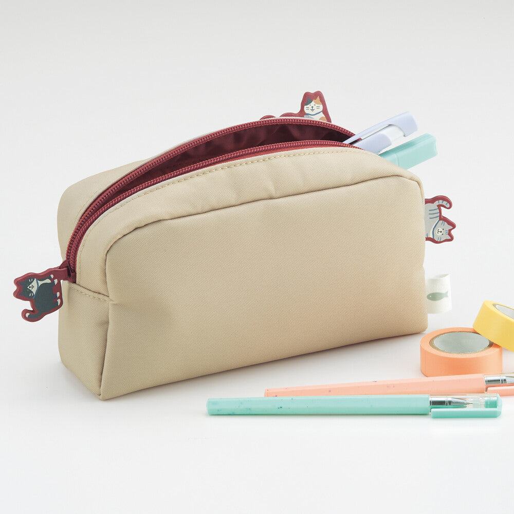 LIHIT LAB Box Pen Pouch (L) - Pistachio Green - Cat&
