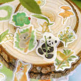 Little Forest Foil-stamped Flake Seal - Green - Techo Treats