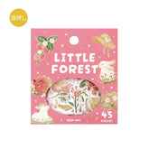 Little Forest Foil-stamped Flake Seal - Pink - Techo Treats