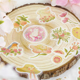 Little Forest Foil-stamped Flake Seal - Pink - Techo Treats