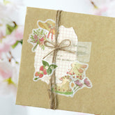 Little Forest Foil-stamped Flake Seal - Pink - Techo Treats