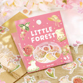 Little Forest Foil-stamped Flake Seal - Pink - Techo Treats