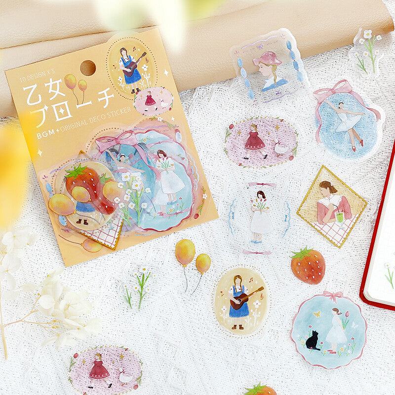 Maiden Brooch Clear Seal - Girl - Techo Treats