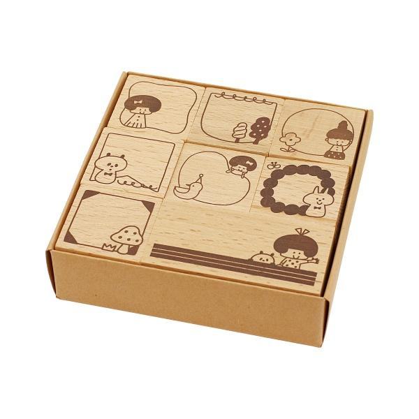 MARK’S mizutama Rubber Stamp Set - Pattern - Default Title by Techo Treats Stationery