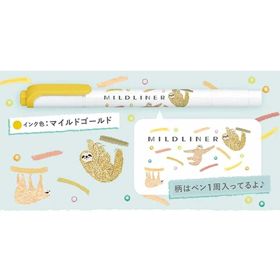 ZEBRA MILDLINER Highlighter - Limited Animal Pattern (10 colors)