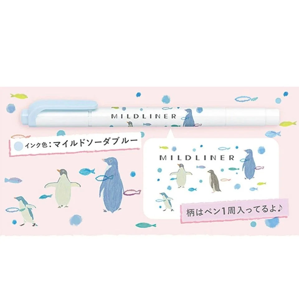 ZEBRA MILDLINER Highlighter - Limited Animal Pattern (10 colors)
