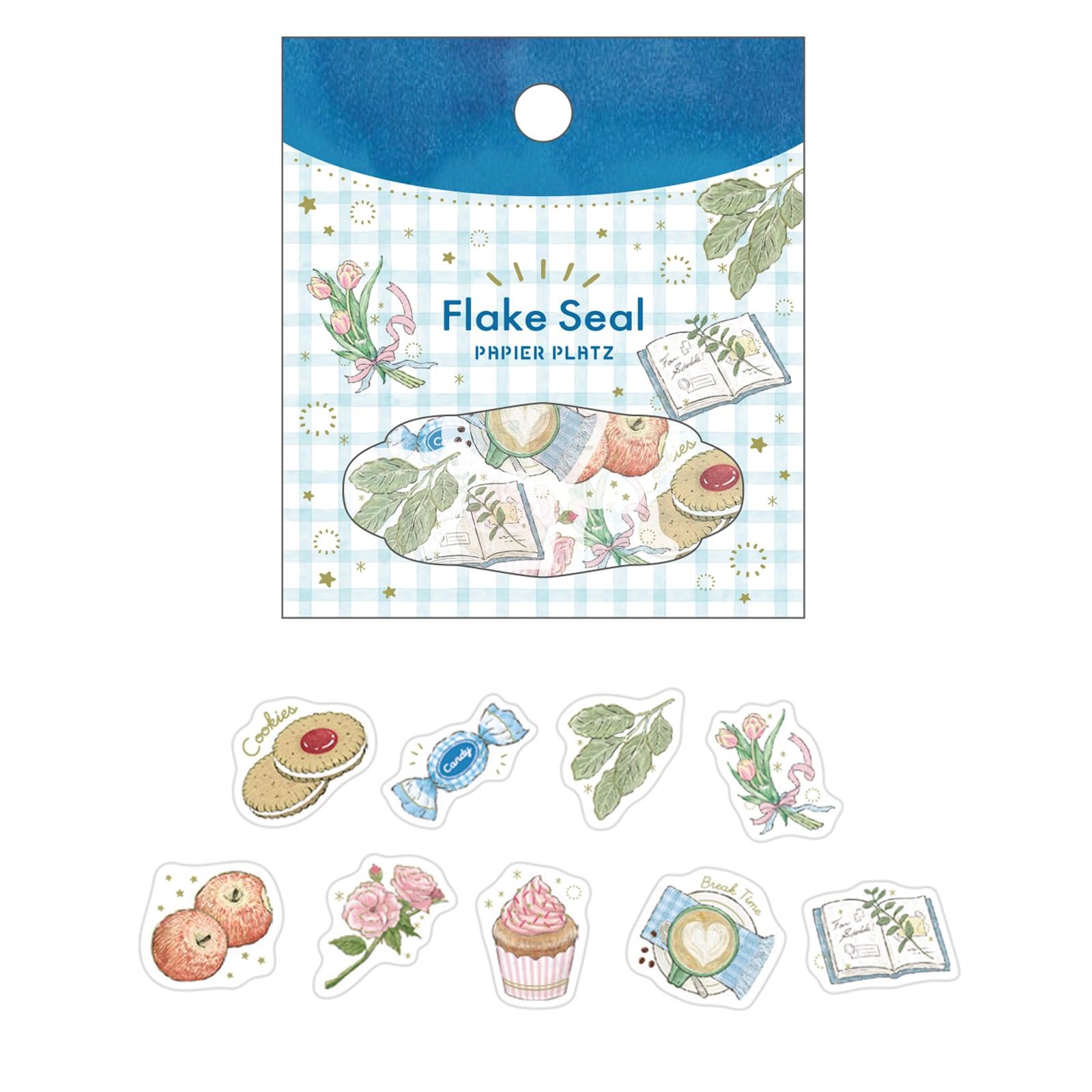 MILINA Flake Seal - Blue - Papier Platz - Default Title by Techo Treats Stationery