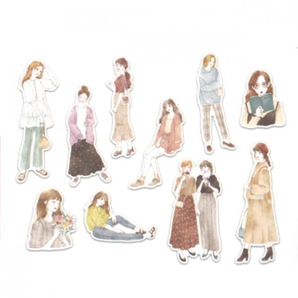 MIND WAVE Amie Sticker - Trend Girl - Default Title by Techo Treats Stationery
