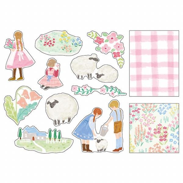 MIND WAVE Blooming Flake Sticker - Pink - Default Title by Techo Treats Stationery