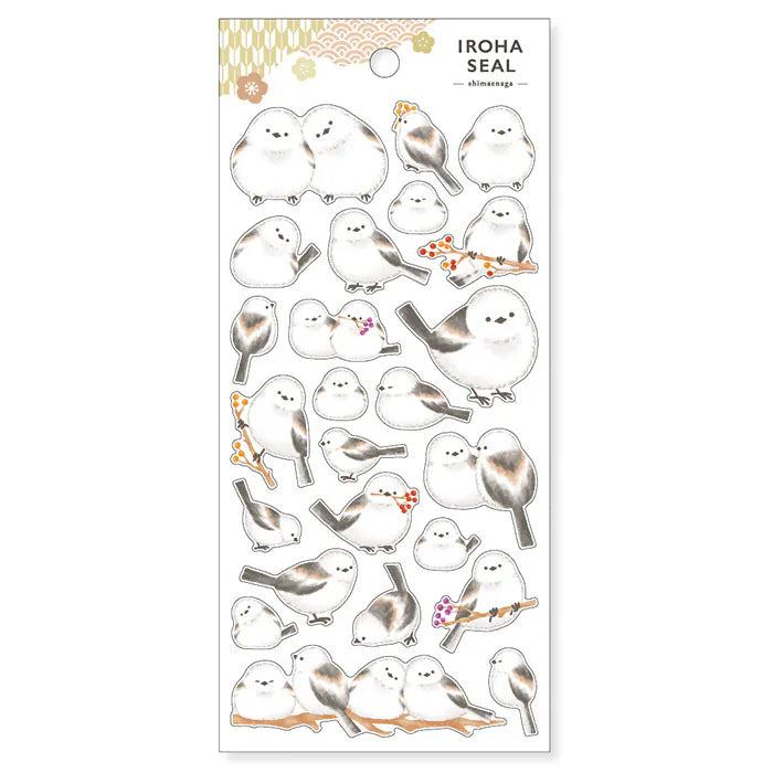 MIND WAVE Iroha Seal - Shimaenaga Long-tailed Tit - Default Title by Techo Treats Stationery