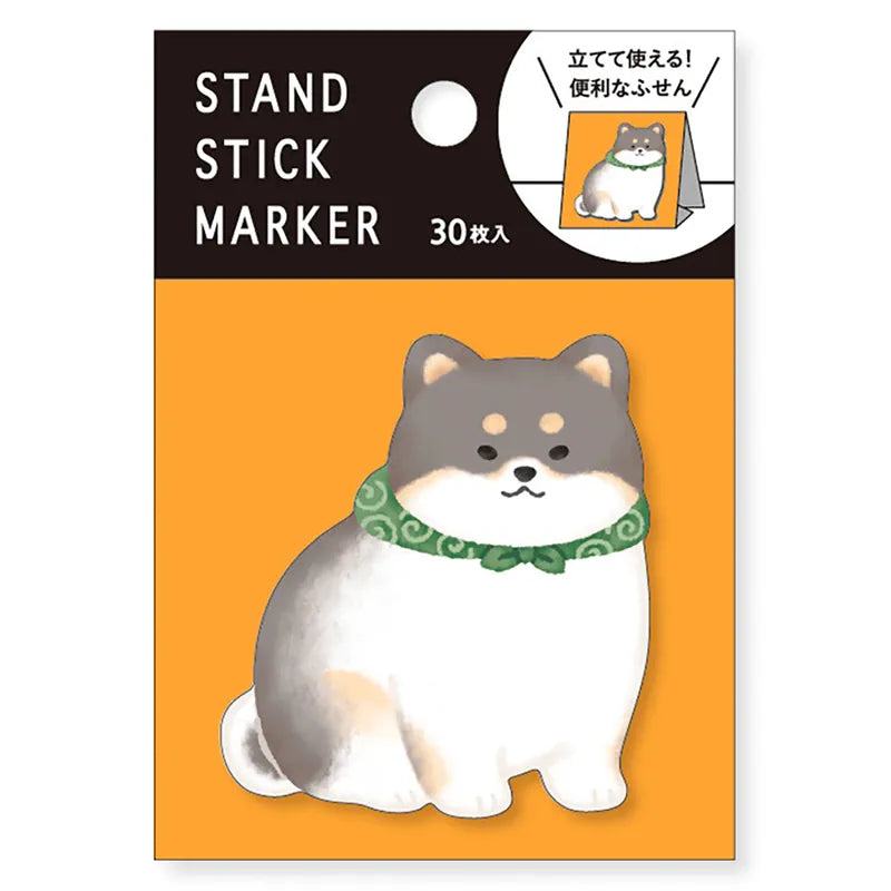 MIND WAVE Stand Stick Marker - Shiba (Black) - Default Title by Techo Treats Stationery