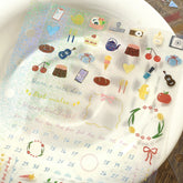 Mini CUBE Seal Planner Sticker - Pencil Doodle - Techo Treats