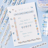 mini LINEA Roll Sticker - Pale Blue - Techo Treats