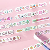 mini LINEA Roll Sticker - Rose Pink - Techo Treats