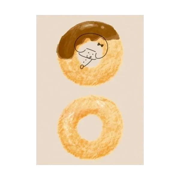 mizutama kokoro moyou Deco Seal - Chilling - Furukawa Shiko - Default Title by Techo Treats Stationery