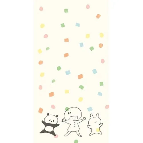 mizutama kokoro moyou Slim Memo - Waiwai - Furukawa Shiko - Default Title by Techo Treats Stationery