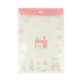 mizutama Vol.2 A4 Clear Folder with Envelope - Retro Pattern - Techo Treats