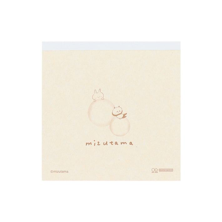 mizutama Vol.2 Square Memo - Soap Bubble Pattern - Techo Treats