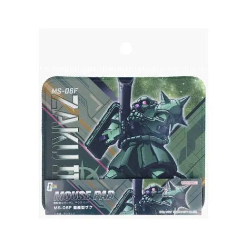 Mobile Suit Gundam Mouse Pad - MS-06F Zaku II - Sun-Star Stationery - Default Title by Techo Treats Stationery
