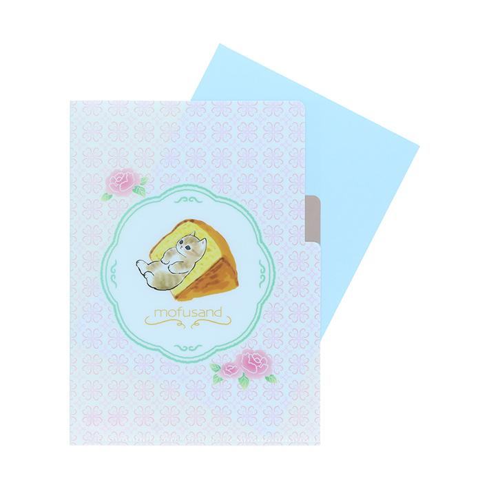mofusand Vol.6 A5 3-Pocket Clear Folder - Castella - Sun-Star Stationery - Default Title by Techo Treats Stationery