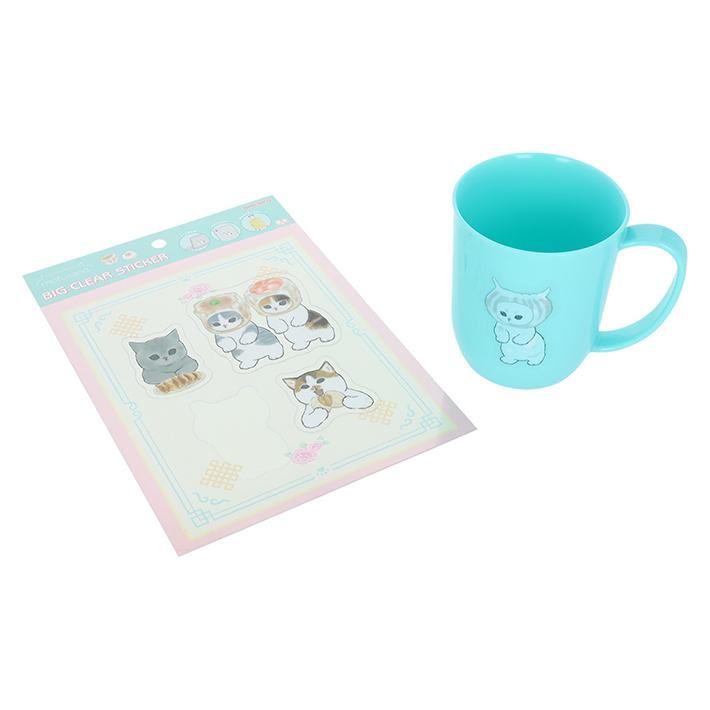 mofusand Vol.6 Big Clear Sticker - Dim Sum - Sun-Star Stationery - Default Title by Techo Treats Stationery