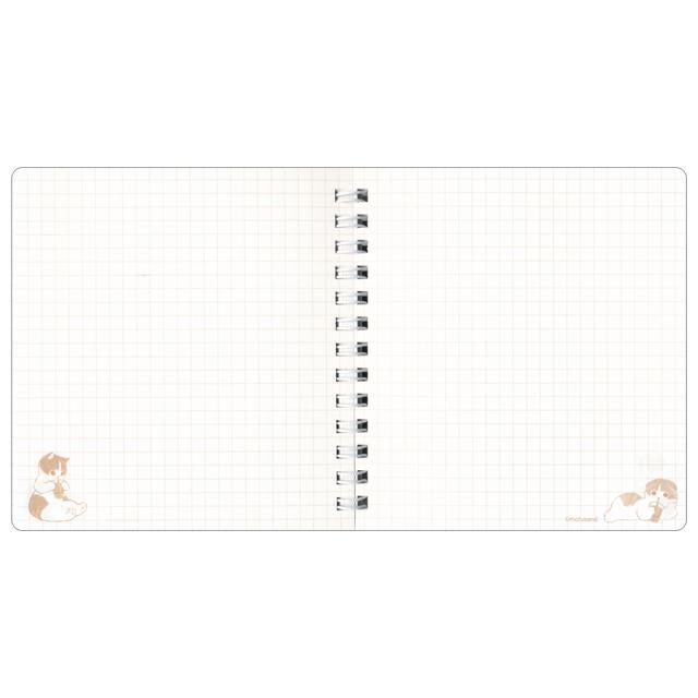 mofusand Vol.6 Square Ring Notebook - Castella - Sun-Star Stationery - Default Title by Techo Treats Stationery
