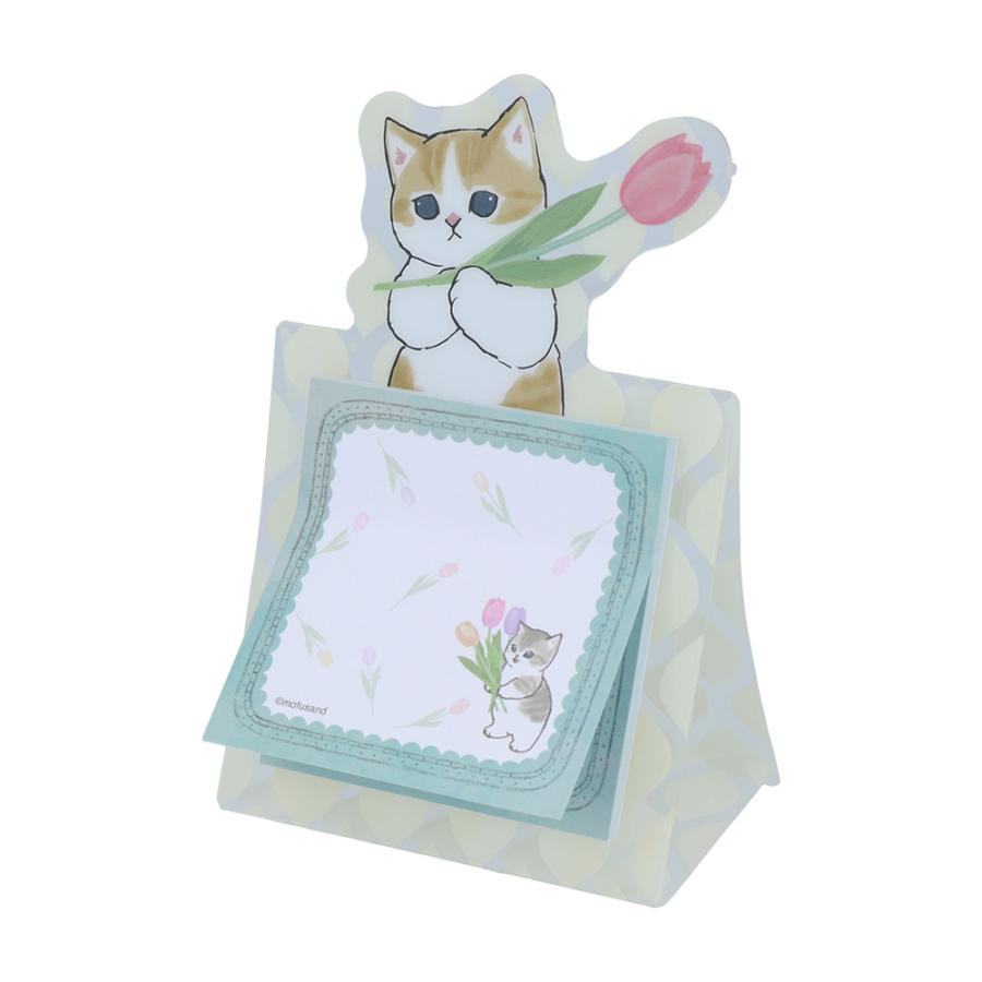 mofusand Vol.7 Die-cut Standing Sticky Notes (A) - Sun-Star Stationery - Default Title by Techo Treats Stationery